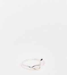 Серебряное кольцо с дизайном "змея" Kingsley Ryan-Серебряный