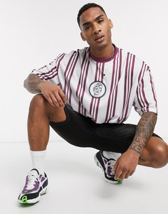 Футболка в стиле oversized с вышивкой на груди ASOS DESIGN-Мульти