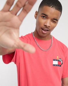 Красная футболка с принтом Сильвестра и Твити Tommy Jeans x Looney Tunes Capsule-Красный