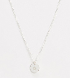 Серебряное ожерелье с круглой подвеской Kingsley Ryan-Серебряный