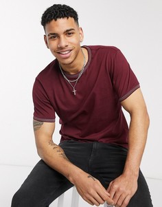 Бордовая футболка Burton Menswear-Красный