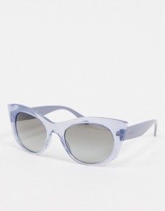 Лавандовые солнцезащитные очки "кошачий глаз" Vogue-Фиолетовый