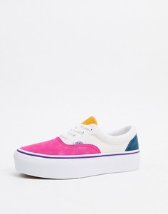 Кеды колор блок на платформе Vans-Мульти