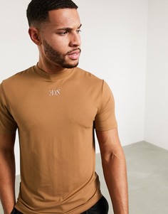 Футболка горчичного цвета с логотипом ASOS EDITION-Желтый