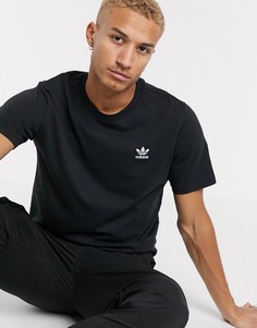 Черная футболка adidas Originals essentials-Черный