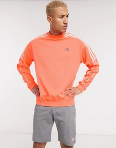 Оранжевый свитшот из ограниченной серии с круглым вырезом adidas golf