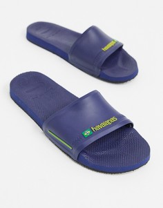 Темно-синие шлепанцы Havaianas-Темно-синий