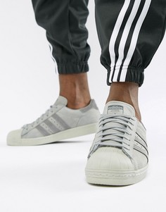 Кроссовки унисекс в стиле 80-х adidas Originals Superstar-Серый