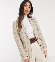 Бежевый пиджак в тонкую полоску Vero Moda Petite