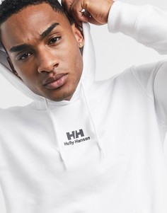 Худи белого цвета с логотипом Helly Hansen-Белый