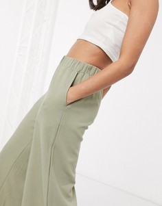 Зеленые широкие брюки Dr Denim-Зеленый