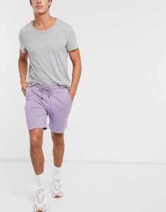 Фиолетовые шорты Bershka-Фиолетовый