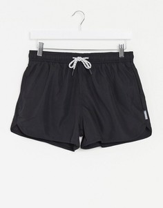 Черные шорты для плавания Bershka-Черный