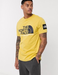 Белая футболка The North Face Fine Alp 2-Желтый