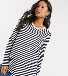 Лонгслив в полоску для кормления ASOS DESIGN Maternity-Мульти