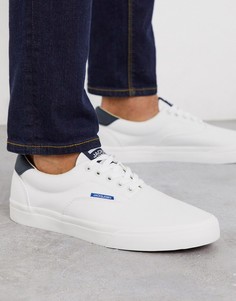 Белые парусиновые кеды Jack & Jones-Белый