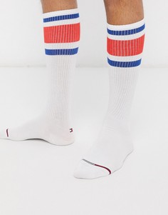 Белые носки в стиле ретро с логотипом Tommy Jeans-Белый