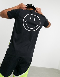 Черная футболка ellesse x Smiley Rapallo-Черный