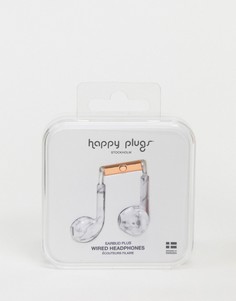 Наушники с мраморным рисунком Happy Plugs earbug plus-Бесцветный