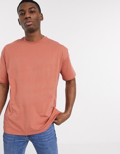 Футболка oversized рыжего цвета New Look-Оранжевый