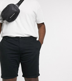 Черные шорты чиносы New Look Plus-Черный