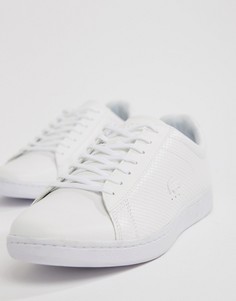 Белые кроссовки Lacoste Carnaby Evo 318 7-Белый