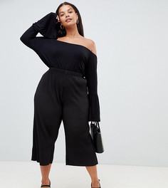Юбка-брюки ASOS DESIGN Curve-Черный