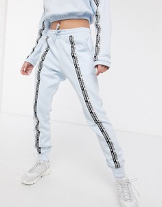 Голубые джоггеры с лентой adidas Originals RYV-Синий