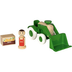 Игровой набор Brio "Мой родной дом" Трактор с морковкой
