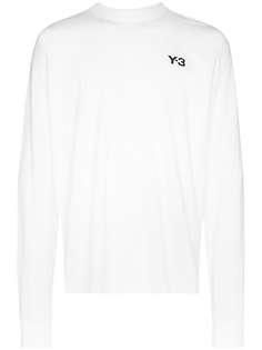 Y-3 футболка с длинными рукавами и принтом