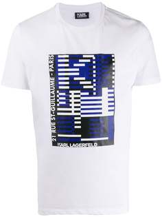 Karl Lagerfeld футболка с принтом Bauhaus