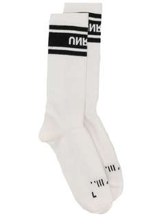 UNRAVEL PROJECT носки с логотипом вязки интарсия