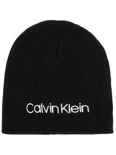 Calvin Klein шапка бини с вышитым логотипом