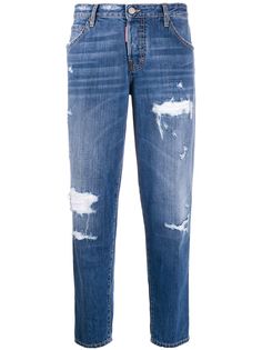 Dsquared2 укороченные джинсы Hockney