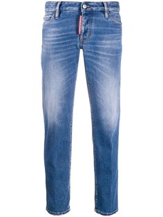 Dsquared2 укороченные джинсы кроя слим