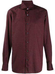 Ermenegildo Zegna рубашка с микропринтом