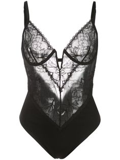 Fleur Du Mal кружевное боди Gardenia