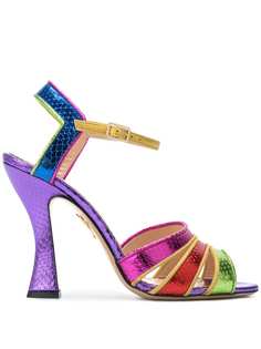 Charlotte Olympia босоножки Isla rainbow