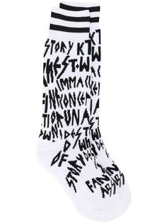 KTZ letter knit stretch socks