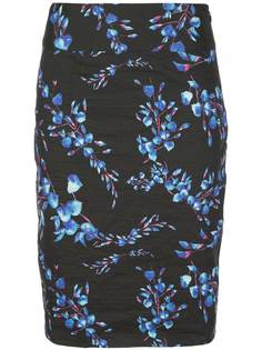 Nicole Miller юбка с цветочным принтом