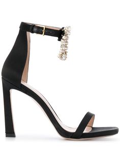 Stuart Weitzman босоножки с декором из стразов