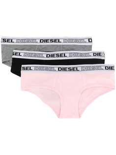 Diesel набор из трех пар трусов-брифов с логотипом