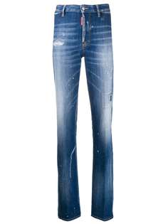 Dsquared2 джинсы bootcut с эффектом потертости