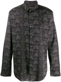 John Varvatos рубашка с цветочным узором