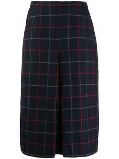 Burberry Pre-Owned юбка А-силуэта 1980-х годов в клетку