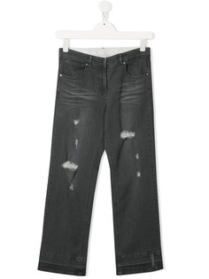 Stella McCartney Kids джинсы с эффектом потертости