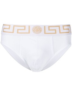 Versace трусы-брифы Medusa Greek Key