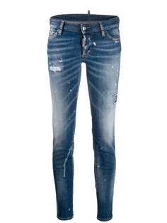 Dsquared2 джинсы скинни с эффектом разбрызганной краски