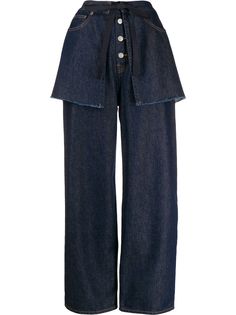 Mm6 Maison Margiela джинсы широкого кроя