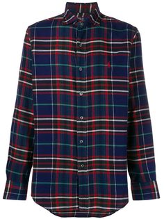 Polo Ralph Lauren фланелевая рубашка в клетку